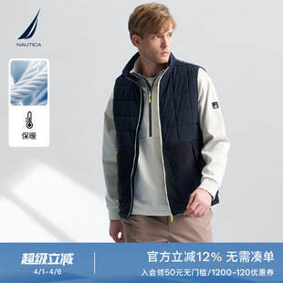 秋冬款 轻量保暖户外机能风背心马甲KS4304 诺帝卡男装 NAUTICA