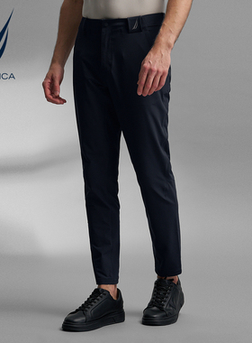 NAUTICA/诺帝卡黑帆男装春夏Emana梭织休闲长裤PB4101