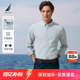 亲肤挺括休闲衬衫 WO5302 诺帝卡男装 25秋季 全棉牛津纺 NAUTICA