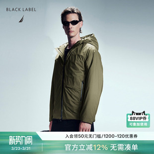 冬季 诺帝卡男装 NAUTICA 连帽保暖棉服厚外套 黑标系列