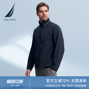 春季 防轻泼水四面弹隐藏帽夹克外套JC4101 诺帝卡男装 NAUTICA