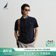 华夫格珠地短袖 26春夏新品 亨利领T恤休闲舒适 诺帝卡男装 NAUTICA