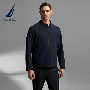 春季 Emana纱线休闲外套JB4102 诺帝卡黑帆男装 NAUTICA