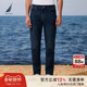 NAUTICA PO5351 舒适透气休闲磨毛牛仔长裤 诺帝卡男装 春季