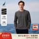休闲柔软打底长袖 T恤 诺帝卡男装 25秋冬新品 德绒保暖 NAUTICA