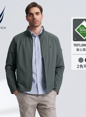 NAUTICA/诺帝卡男装Teflon三防休闲舒适夹克春季外套JO4107