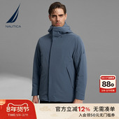 冬季 NAUTICA 诺帝卡黑帆男装 拒水智能保温厚外套JB3304