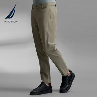 春夏抗菌舒适休闲长裤 KB4121 诺帝卡黑帆男装 NAUTICA