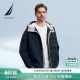 防轻泼水时尚 秋春季 拼色夹克外套JS4108 诺帝卡男装 NAUTICA