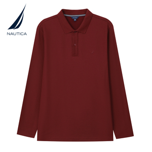 珠地亲肤透气休闲打底POLO衫 NAUTICA 新品 诺帝卡男装 25秋季