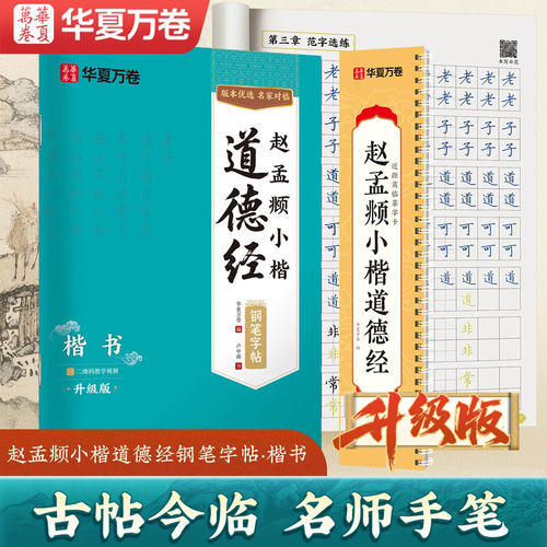赵孟頫小楷道德经钢笔字帖卢中南