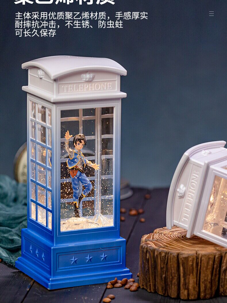 XIAOWU 그림 자동 눈 뮤직 박스 크리스탈 공 회전 장식 어린이 소녀 생일 선물 크리스마스