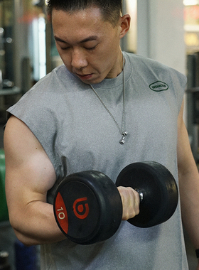 UNSHACKLED潮牌基础款背心两件套夏季透气运动坎肩短袖杨政