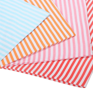 宝宝针织布料夏季弹性汗布面料内衣里子薄外衣布匹人造棉纯棉混纺