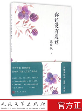 你还没有爱过 张晓风 著 人民文学出版社