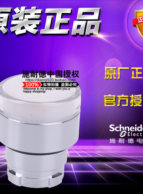 施耐德按钮开关带灯按钮头 ZB2BW31C ZB2-BW31C白色原装正品