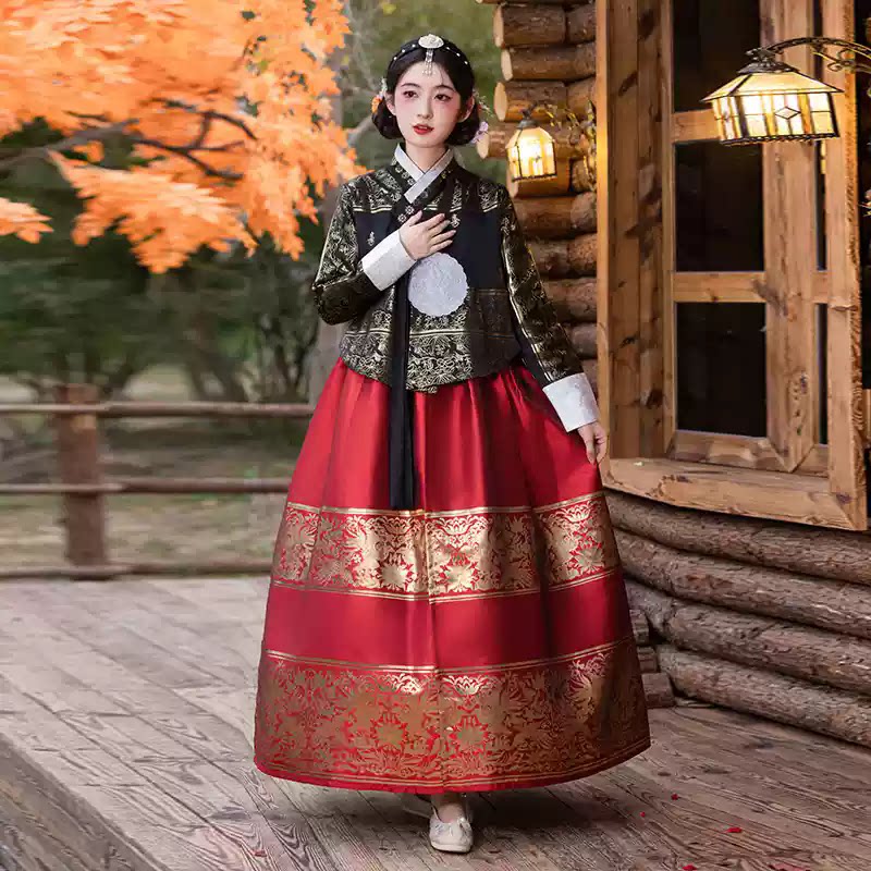 朝鲜族服装女新款成人韩服韩国传统宫廷延吉少数民族特色演出服饰