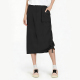 新款 户外山系水洗中长半身裙春 棉弹力防静电大口袋不规则褶皱时尚