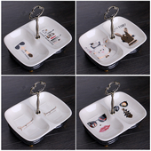 双用沥水陶瓷肥皂盒创意免打孔肥皂架浴室家用香皂碟皂托置物架