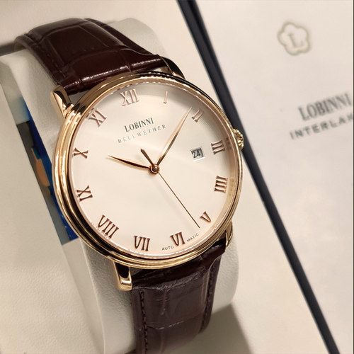 正品男表罗宾尼简约商务手表