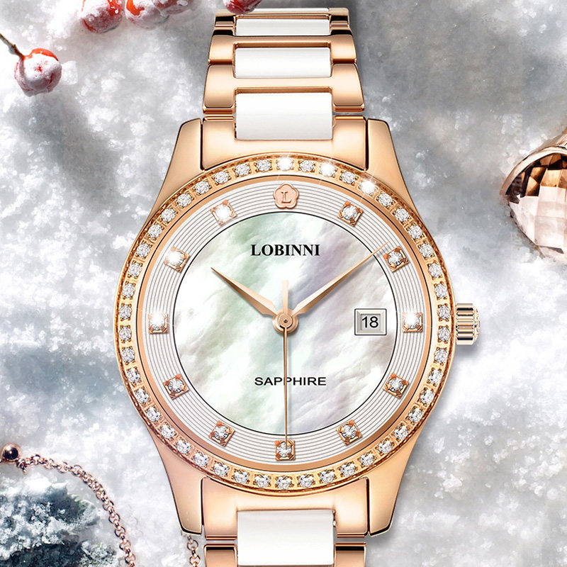 罗宾尼正品手表女气质时尚简约女生手表防水名牌2023新款石英女表