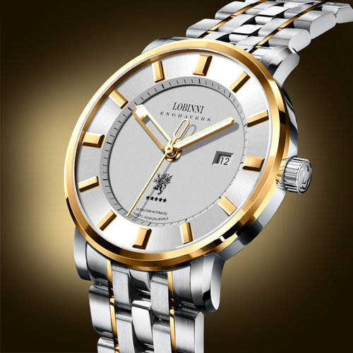 罗宾尼简约男手表时尚自动