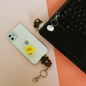 情侣布朗熊苹果卡通U盘128G高速手机电脑两用U盘外接iPhone扩容