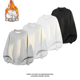 2025HW25813加绒港风白底大码圆领卫衣M-5XHW251042-特P30，男装卫衣，奇怪漫猴工厂店