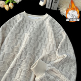 2025HW25631加绒摆拍大码圆领印花卫衣M-5XHW25978-特P35，男装卫衣，奇怪漫猴工厂店