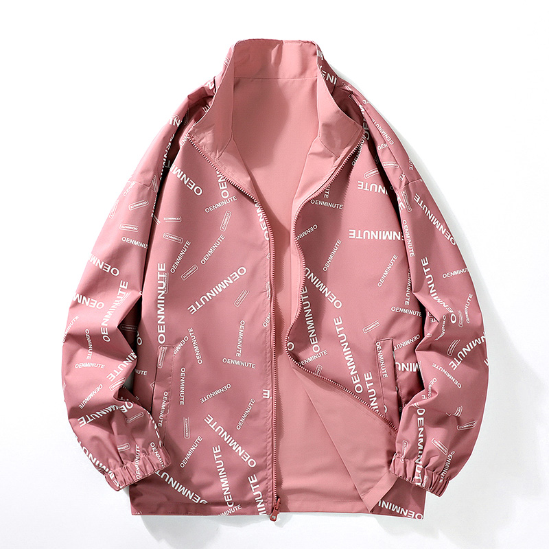 2025新款新款满印字母外套潮牌痞帅潮流美式春秋褂子，男装衬衫，奇怪漫猴工厂店