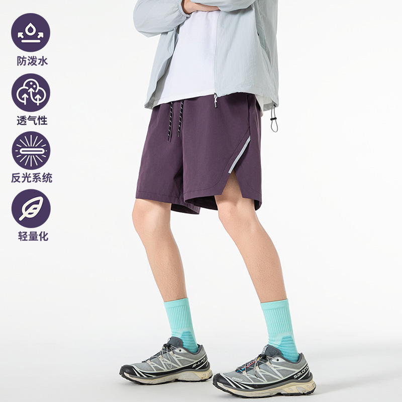 2025夏季新款户外运动短裤可二开五分裤子，男装牛仔裤，奇怪漫猴工厂店