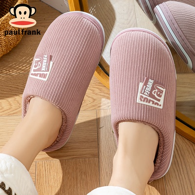 大嘴猴棉拖鞋女款2025秋冬新款半包跟加厚保暖居家室内情侣棉鞋男