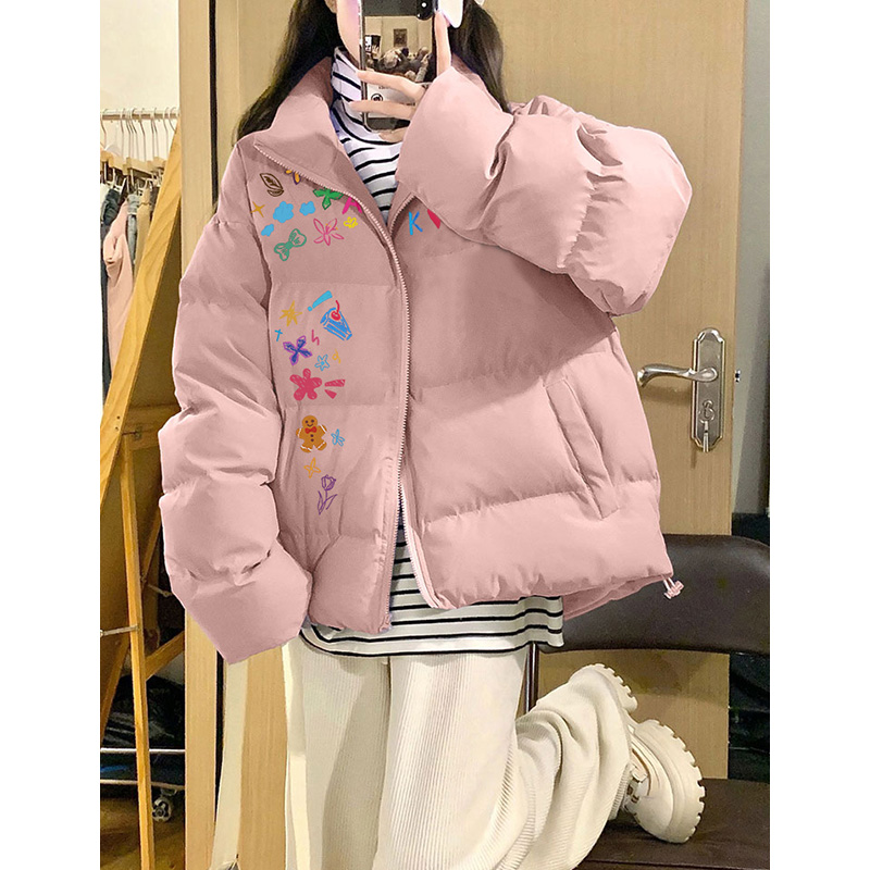 品牌折扣棉服女冬季新款