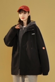2024新款潮流春季连帽中性棒球服夹克假两件外套A436-2122-P75，男装夹克，电商A436