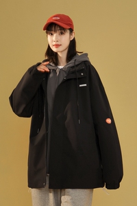 2024新款潮流春季连帽中性棒球服夹克假两件外套 A436-2122-P75图片