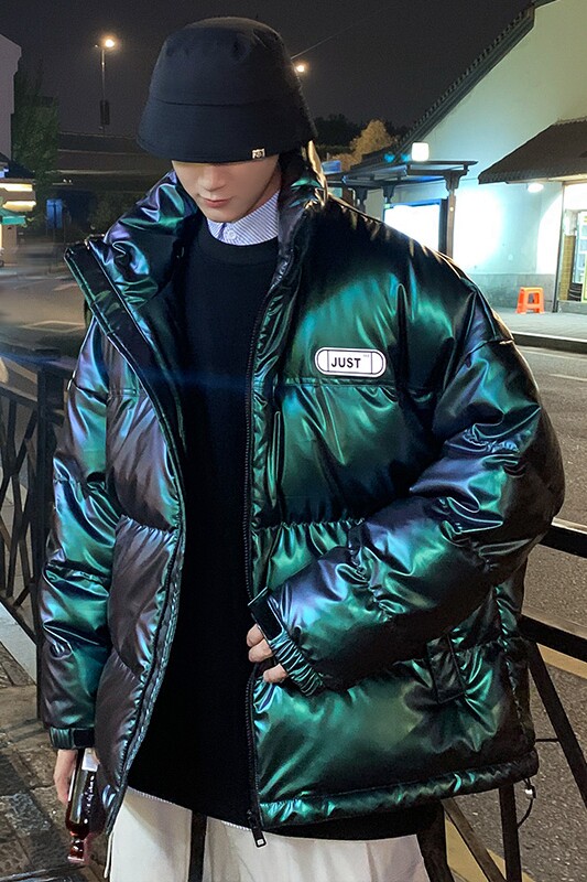 925P135控价188冬季棉衣新款2020爆款亮片男外套潮牌加厚棉服,男装棉衣,电商A436