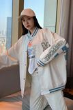 外套2023春秋休闲棋盘格棒球服宽松学生中性夹克A436-5760-P88，男装夹克，电商A436