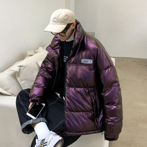 925 P135控价188 冬季棉衣新款2020爆款亮片男外套潮牌加厚棉服图片