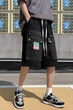 夏季复古宽松休闲裤工装机能风大口袋五分裤A436-5233-P45控价60，男装休闲裤，电商A436