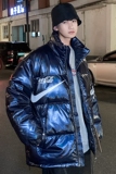 2020冬季新款港风宽松亮面羽绒服男保暖外套A436-912，男装羽绒服，电商A436