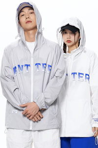 2024夏季外套男美式连帽夏季情侣薄款夹克防晒衣服 A436-2636-P60图片