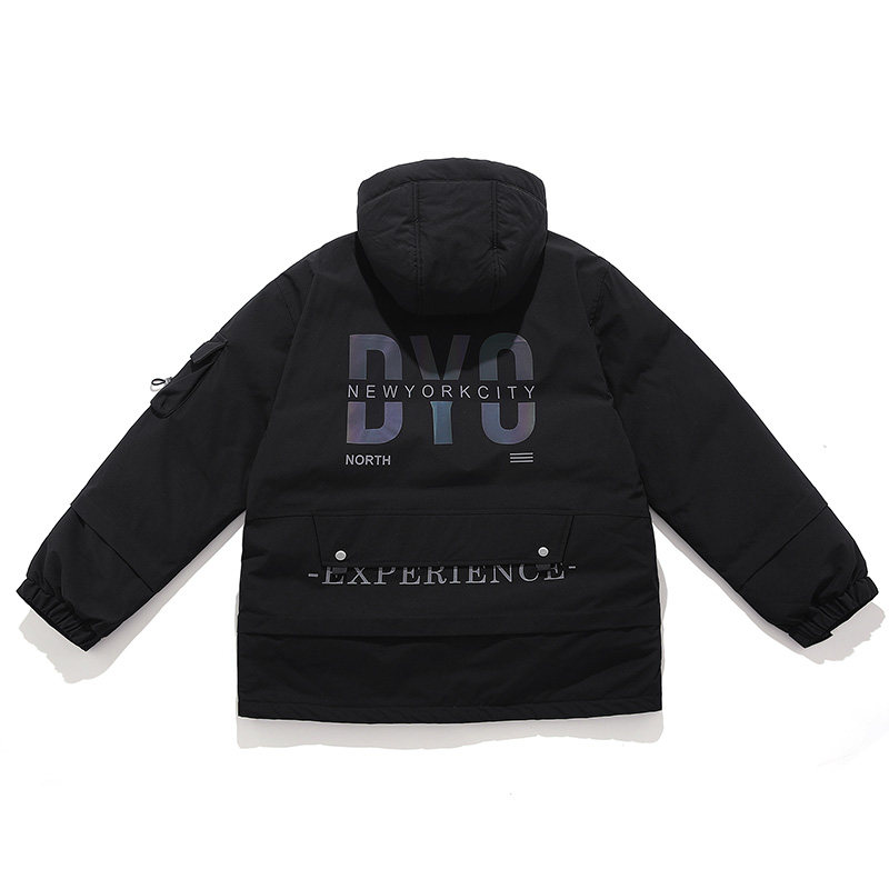 918 冬季新款90%白鸭绒保暖羽绒服男平铺炫彩外套图片