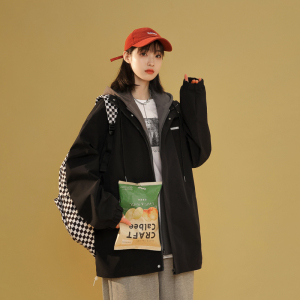 2023新款潮流春秋上衣春秋季棒球服夹克假两件外套 A436-2122-P75图片
