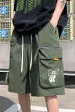 夏季潮流宽松休闲裤工装机能风大口袋五分裤A436-5232-P48控价60，男装休闲裤，电商A436