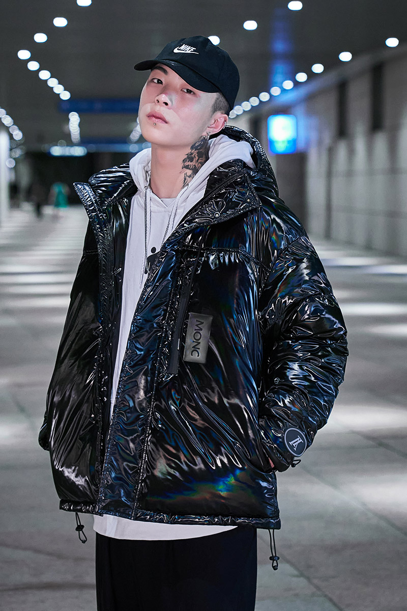 910P145控价208冬季新款潮牌宽松亮色棉服男潮流连帽外套,男装棉衣,电商A436