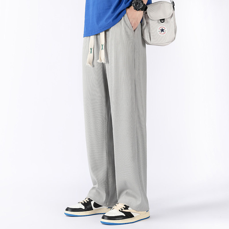抖音男裤夏季薄款潮流百搭宽松休闲长裤休闲裤A436-315-P45,男装休闲裤,电商A436
