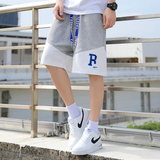 抖音主推热卖夏季字母短裤男潮牌五分宽松休闲中裤A436-329-P42，男装休闲裤，电商A436