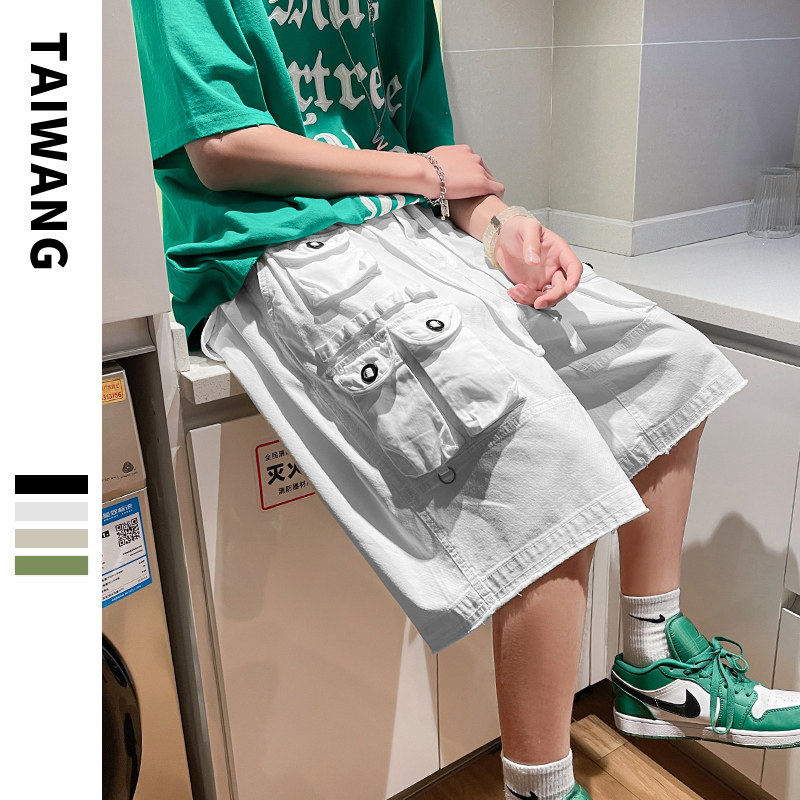 2023新款夏季纯棉百搭休闲运动工装短裤男潮A436-5231-P65控价88,男装休闲裤,电商A436