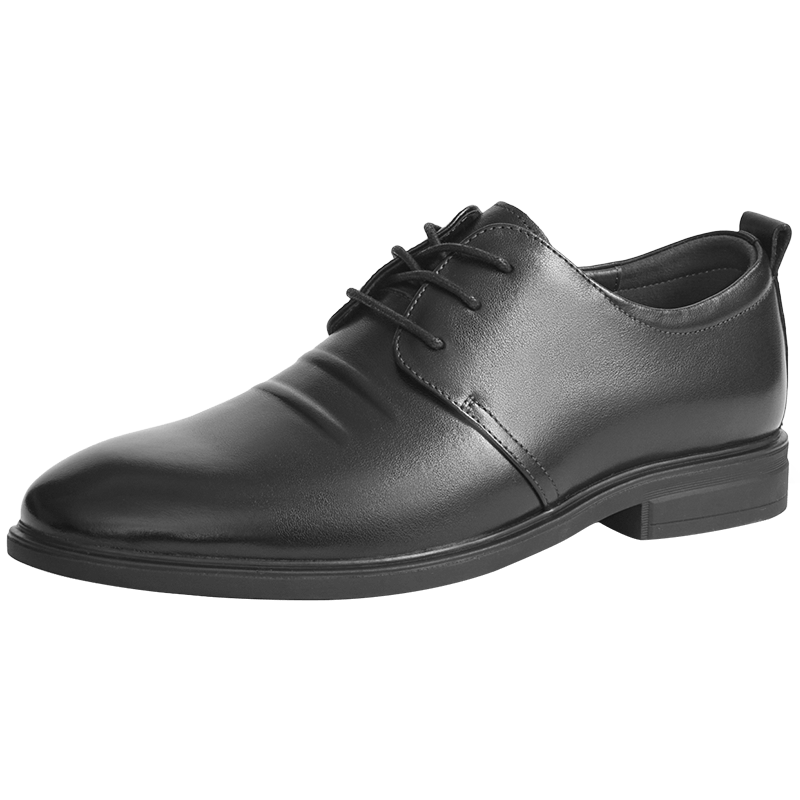 热风男鞋春季新款男士时尚休闲鞋皮鞋男结婚新郎鞋商务正装潮鞋子