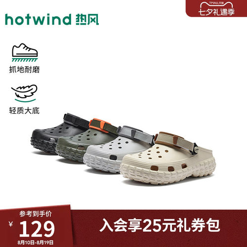 2026年夏季新款男士时尚洞洞鞋